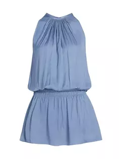 Мини-платье без рукавов Paris Ramy Brook, синий
