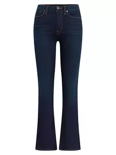 Джинсы Barbara с завышенной талией и зауженным вырезом Hudson Jeans, цвет requiem