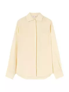 Шелковая блузка Neo André Loro Piana, цвет shea butter