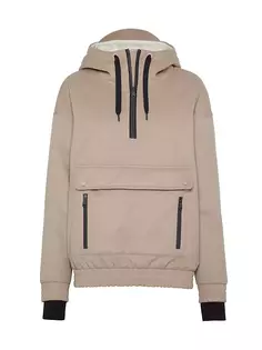 Анорак из шерстяной фланели Mountain Anorak Brunello Cucinelli, бежевый