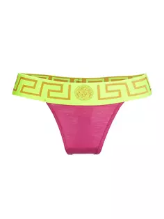 Стринги Greca Border Versace, желтый