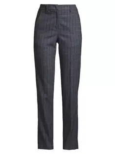 Легкие шерстяные брюки Emporio Armani, серый