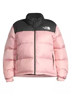 Пуховик Nuptse 1996 года больших размеров в стиле ретро The North Face, цвет shady rose black