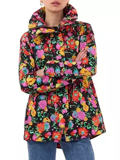 Куртка на молнии с узором и цветочным принтом Gorski, цвет floral