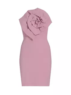 Мини-платье без бретелек Malva из джерси Chiara Boni La Petite Robe, цвет tuberose