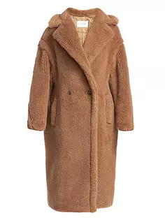 Пальто Teddy Bear Icon Max Mara, цвет camel
