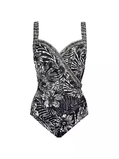 Сплошной купальник Zahara Sanibel Miraclesuit Swim, черный