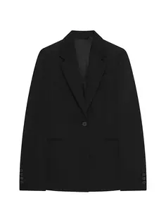 Шерстяная куртка Givenchy, черный