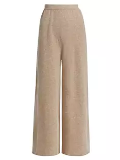 Кашемировые широкие брюки Eloisa The Row, цвет silk paper