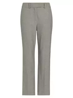 Фланелевые брюки прямого кроя Marella, серый