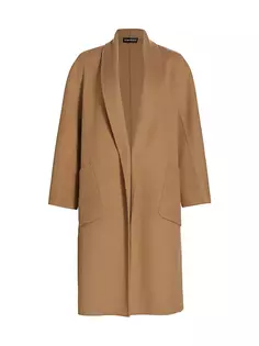 Полушерстяное пальто Thara с открытой передней частью Lamarque, цвет camel