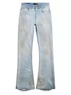 Брюки Bootcut Balenciaga, синий