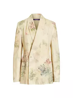 Двубортный пиджак Нельсон Ralph Lauren Collection, цвет faded floral