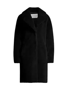 Пальто-кокон Camille Stand Studio, черный