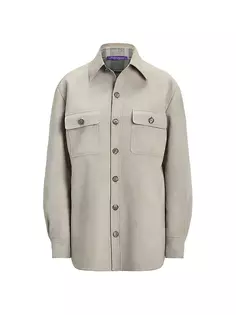 Замшевая куртка Greeleigh Ralph Lauren Collection, серый