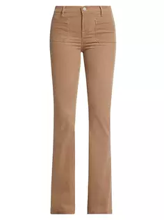 Расклешенные вельветовые джинсы Le Bardot Frame, цвет light camel
