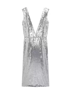 Мини-платье Wake Salina с пайетками 16Arlington, цвет chrome