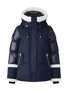 Куртка Cyrah Arctic из твила и овчины Mackage, черный