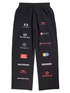 Мешковатые спортивные штаны Top League Balenciaga, черный