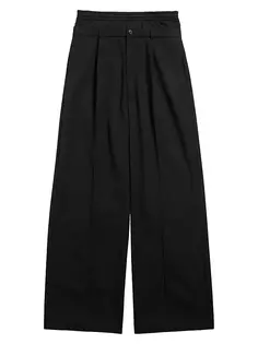 Гибридные штаны для пошива Balenciaga, черный