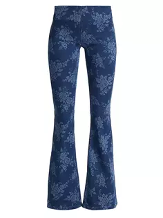 Расклешенные брюки Penny с цветочным принтом Free People, цвет indigo combo roman