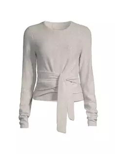 Кашемировый свитер Amal с завязками спереди Modern Citizen, серый