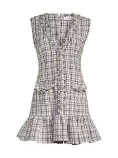 Твидовое мини-платье Франко Likely, серый