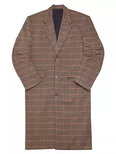 Индивидуальное вязаное пальто Balenciaga, бежевый
