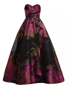 бальное платье Cloq Amsale, цвет fuchsia black