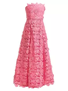 Кружевное платье без бретелек Cataleya Mestiza New York, цвет bombay pink