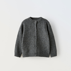 Кардиган для девочки Zara Soft Touch Knit, серый