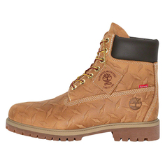 Ботинки Timberland x Supreme 6 Inch Premium Waterproof &apos;Embossed Diamond Plate&apos;, пшеничный