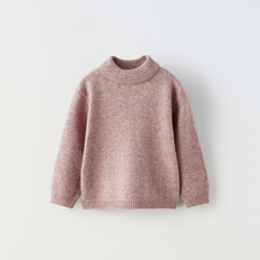 Свитер для девочки Zara Basic Knit, розовый