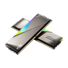 Оперативная память Adata XPG Lancer RGB ROG Certified, 32Гб DDR5 (2x16 Гб), 6600 МГц, AX5U6600C3216G-DCLARROG, серый