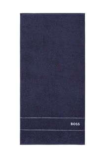 Полотенце BOSS маленькое хлопковое 50 х 100 см Boss, темно-синий