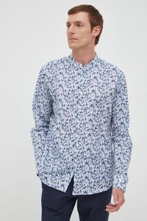 Льняная рубашка 521612.605035 Karl Lagerfeld, темно-синий