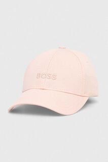 Бейсболка BOSS из хлопка Boss, розовый