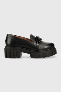 Кожаные мокасины Saline Charles Footwear, черный