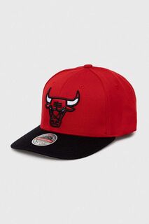 Бейсболка Mitchell &amp; Ness Chicago Bulls из смесовой шерсти Mitchell&amp;Ness, красный Mitchell&Ness