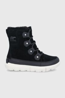 Замшевые зимние ботинки Sorel, черный