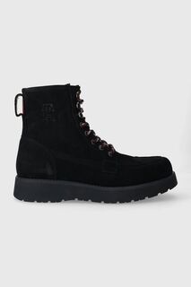 Замшевые туфли TH AMERICAN SUEDE BOOT Tommy Hilfiger, темно-синий