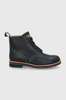 Кожаные туфли RL Army Boot Polo Ralph Lauren, черный