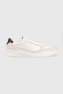 Кожаные кроссовки FM0FM04358 ELEVATED CUPSOLE LEATHER MIX Tommy Hilfiger, белый