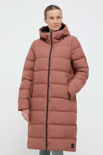 Пуховик Jack Wolfskin, коричневый