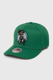 Бейсболка Mitchell &amp; Ness Boston Celtics из смесовой шерсти Mitchell&amp;Ness, зеленый Mitchell&Ness