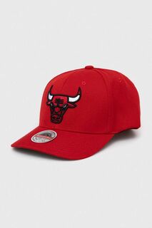 Бейсболка Mitchell &amp; Ness Chicago Bulls из смесовой шерсти Mitchell&amp;Ness, красный Mitchell&Ness