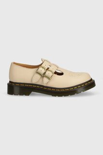 Доктор Кожаные туфли Martens 8065 Mary Jane Dr. Martens, бежевый