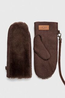 Замшевые перчатки UGG Ugg, коричневый