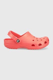 Классические шлепанцы Crocs, красный