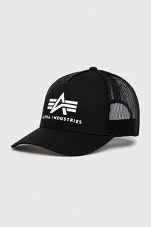 Бейсбольная кепка Alpha Industries, черный